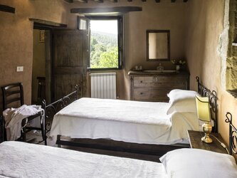 Casa del Prete - twin bedroom on ground floor